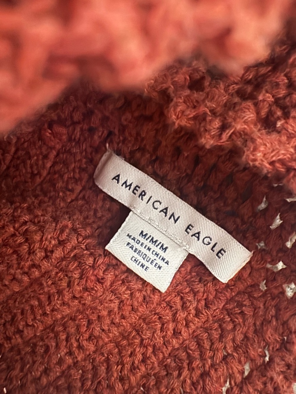 Crochet Halter Crop Top - Rust - Picture 3 of 3